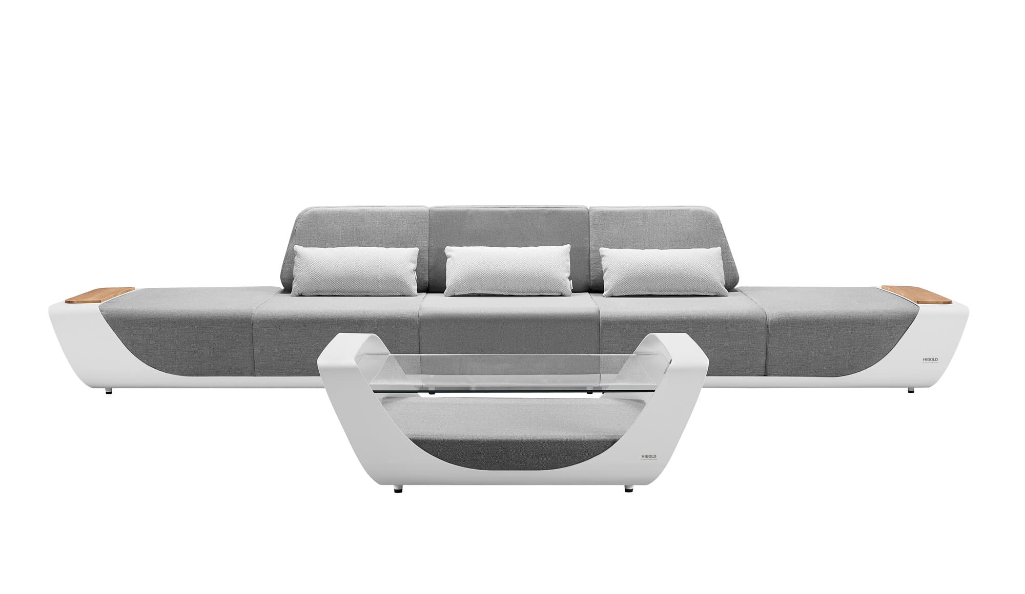 סט אלומיניום 4 חלקים צבע אפור מבית Onda