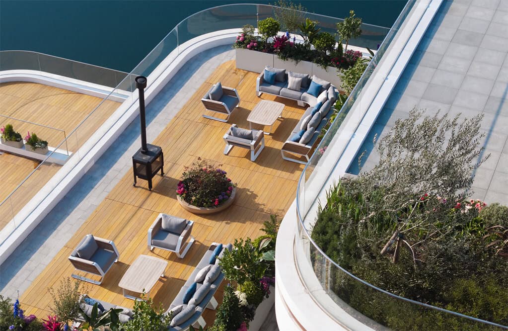 Waterfront Restaurant Garden by Weimar — 3