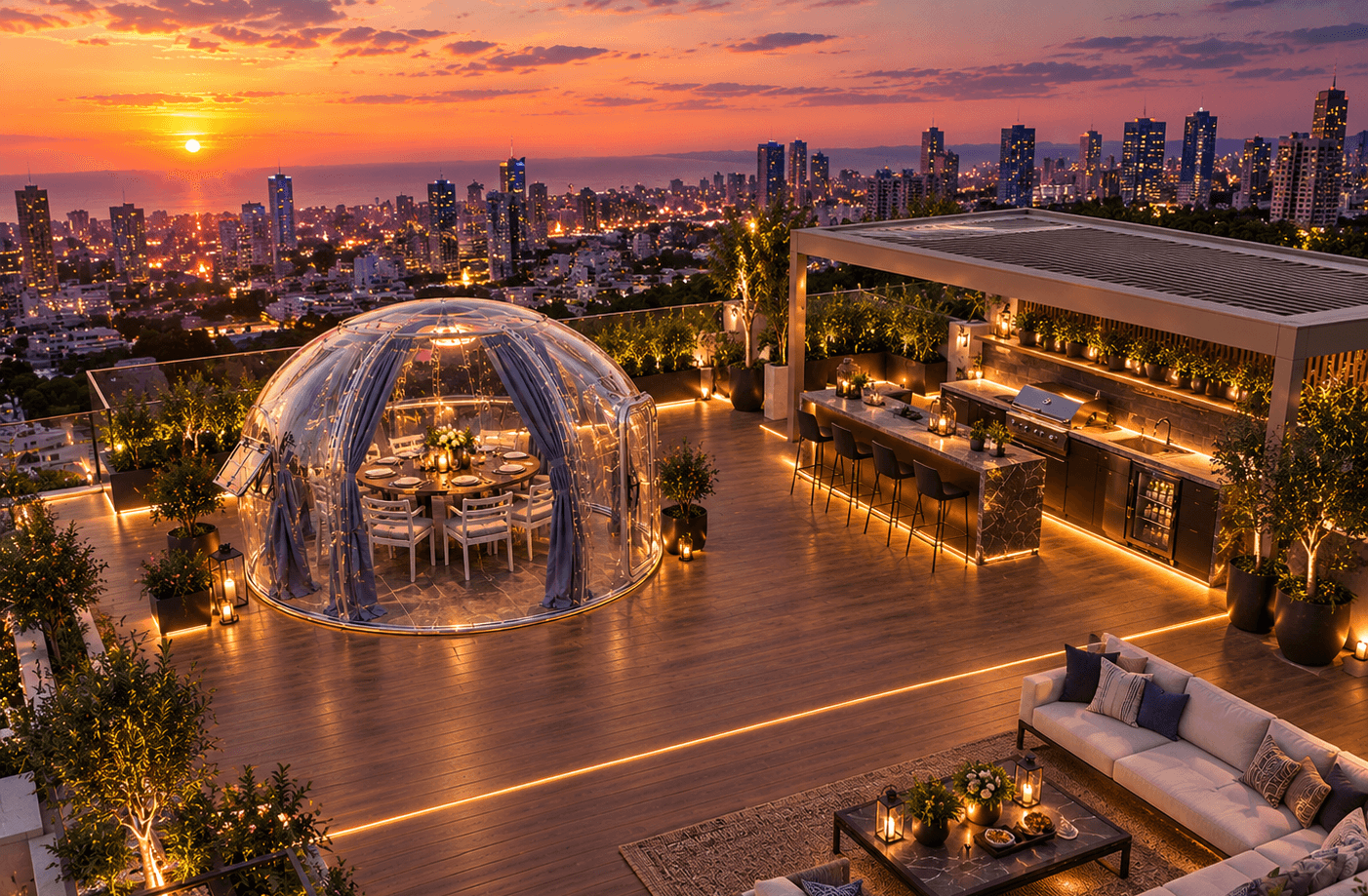Hospitality domes